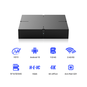 OEM ODM Wholesale Customization 2.4G+5G WIFI Allwinner H313 Android 10 <b>Set</b> <b>Top</b> <b>Box</b> Android With Reply Very Quickly - Product Image 2