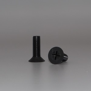 Tornillos de Cabeza Plana con Ranura Cruzada de Nailon PA66 de Alta Calidad, M2.5 - M6, Blancos y Negros, DIN 965, Pernos de Plástico - Product Image 6