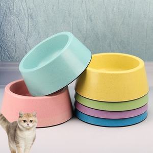 Novo Tigela de Comida para Cães e Gatos Grande em Fibra de Bambu Ecológica com Fundo Antiderrapante e Design Arredondado - Product Image 1