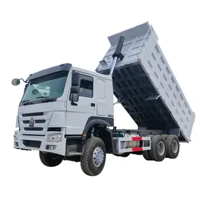 중국 6x4 375hp 모래와 자갈 덤프 트럭을 운반하는 에어컨과 함께 트럭 새 택시 사용