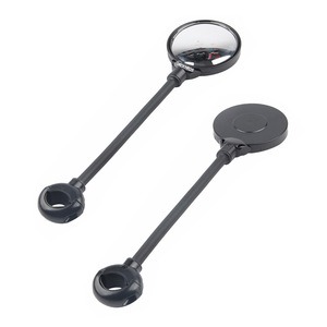 Rétroviseur de vélo <span class=keywords><strong>en</strong></span> plastique durable avec tuyau réglable pour vélos de montagne/de ville - Installation facile - Product Image 3