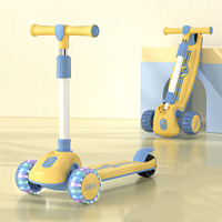 Offre Spéciale enfants musique avec sièges pousser bar scooter meilleure trottinette 1-12 ans enfants à bon prix scooter pour enfants