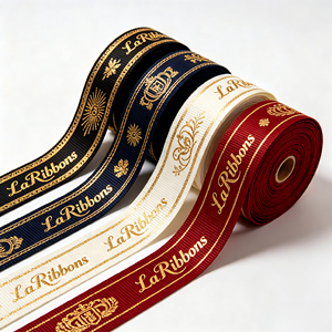 Cinta de Grosgrain Personalizada con Patrón de Escudo Europeo Retro, Rollo de Cinta de Poliéster de Lujo para Envolver Regalos al por Mayor - Product Image 2