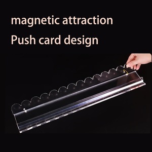 Nuevas fichas de mahjong con diseño de conchas, organizador de cartas de mahjong de acrílico de 5 mm, empujador de cartas, soporte para cartas, 1 juego de 4 artículos - Product Image 3