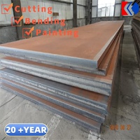Plaque en acier NM500 robuste résistante à l'usure, fabrication sur mesure pour application de revêtement de tambour à ciment