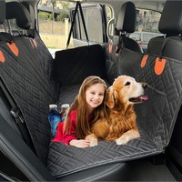 Housse de siège auto fonctionnelle PKY pour animaux de compagnie, pour siège arrière de voiture, durable, imperméable, anti-rayures, antidérapante, hamac pour chien, housses de siège arrière pour animaux de compagnie