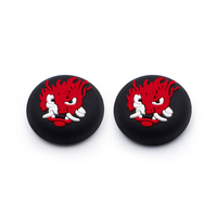OURSTEAM 4 pièces poignée de bâton de pouce Durable personnalisée pour manette PS5 housses en Silicone pour manette de jeu PS5 Protections de bâton de pouce 3D
