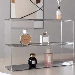 Vitrina Acrílica Transparente de 2 Niveles, Exhibidor de Escritorio para Coleccionables, Mini Juguetes, Figuras Amiibo - Product Image 4