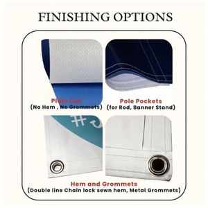 Bannière publicitaire personnalisée, impression haute résistance, logo de marque, 13oz 18oz, bannière en PVC flexible imperméable pour publicité extérieure - Product Image 6
