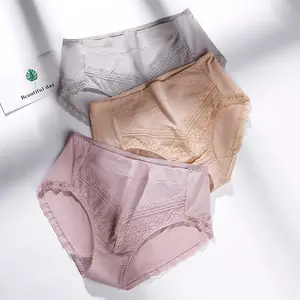 Mutandine di pizzo senza cuciture delle mutandine dei pantaloni a vita bassa della biancheria intima modale di alta qualità