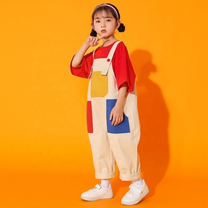Overoles de Hip Hop <span class=keywords><strong>para</strong></span> Niños, Pantalones Cargo <span class=keywords><strong>para</strong></span> Niñas, Mono, <span class=keywords><strong>Ropa</strong></span> de Baile Urbano <span class=keywords><strong>para</strong></span> Niños, Disfraz <span class=keywords><strong>para</strong></span> Adolescentes, <span class=keywords><strong>Ropa</strong></span> Urbana <span class=keywords><strong>para</strong></span> Niños - Product Image 5