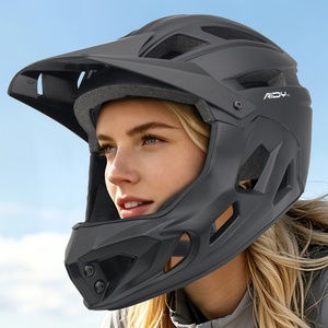 OEM-zertifizierter <span class=keywords><strong>MTB</strong></span> <span class=keywords><strong>Fullface</strong></span> Fahrradhelm aus PC+EPS-Material für Downhill, Mountainbike, BMX und Offroad-Fahrten - Product Image 1