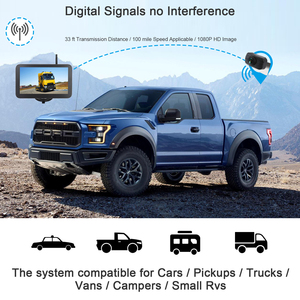 <span class=keywords><strong>7</strong></span> inch HD 2.4G kỹ thuật số giám sát không dây ghi đảo ngược máy ảnh sao lưu máy ảnh đứng một mình RV hệ thống xem phía sau Kit - Product Image 4