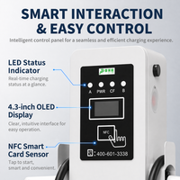 Estación de Carga para Motocicletas Eléctricas GEEFUTURE de 6kw, Doble Conector, Tarjeta RFID, Control Inteligente por Aplicación, Ocpp 1.6J CCS2 GB/T para Uso Comercial