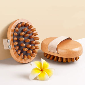 Brosse de <span class=keywords><strong>massage</strong></span> méridienne Brosse pour le ventre Airbag en bois Brosse pour le cuir chevelu Cinq éléments Déblocage du corps <span class=keywords><strong>Massage</strong></span> abdominal Outil de <span class=keywords><strong>massage</strong></span> des jambes - Product Image 4