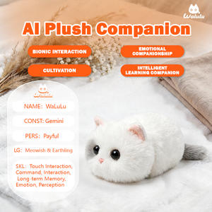 Giocattolo di <span class=keywords><strong>Peluche</strong></span> AI Personalizzato, Gatto <span class=keywords><strong>Parlante</strong></span> Elettronico AI per Bambini, Regalo di Natale, Fornitore all'Ingrosso - Product Image 3