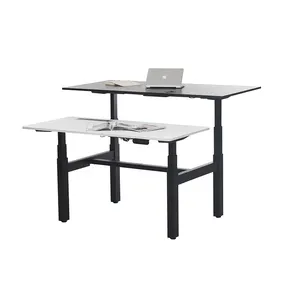 모조리 2 사람 워크 스테이션 홈 오피스-Adjustable Sit Stand up Desk 2 Person Office Used Workstation Electric Standing Desk