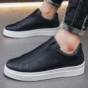 Nouvelles baskets tendance coréennes printemps-été 2026 pour hommes – Chaussures de sport décontractées blanches à enfiler pour jeunes - Product Image 2