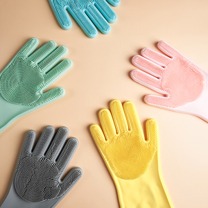 Multipropósito de silicona reutilizable resistente al calor platos mágicos cepillo de limpieza depurador lavado Kitchenhold guantes - Product Image 4
