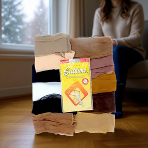 Medias Altas Transparentes para Mujer, Sublime, de Nailon y Elastano, Lisas, para Adultos - Product Image 2