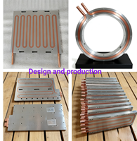 Plaques de refroidissement liquide en aluminium-cuivre, plaques froides personnalisées en cuivre et aluminium, échangeur de chaleur en cuivre