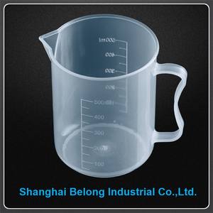 2 1000 मिली प्लास्टिक स्नातक बीकर मापने वाले कप ओएम/ओडम - Product Image 4