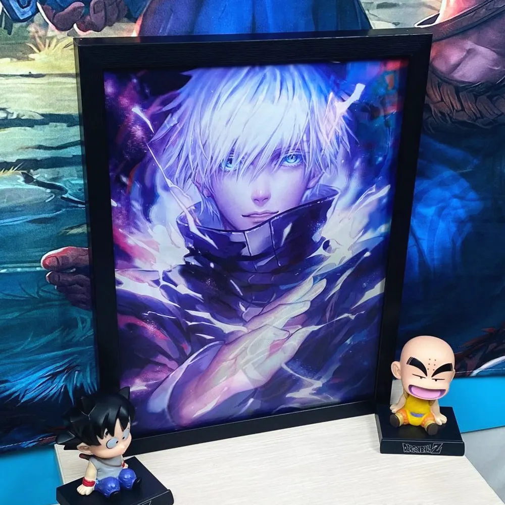 300 Ontwerpen 3d Lenticulaire Flip Foto Anime Jujutsu Kaisen Demon Slayer Aanval Op Titan Narutoed Poster Film Poster Muurkunst