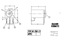 Connecteur d'alimentation DC-003, connecteur mâle DC de 3,5 mm de diamètre, connecteur d'alimentation DC003A, prise femelle DC 3,5x1,3 mm