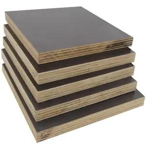 Good quality and cheap price black film face plywood / big size film faced plywood / 18mm film faced playwood