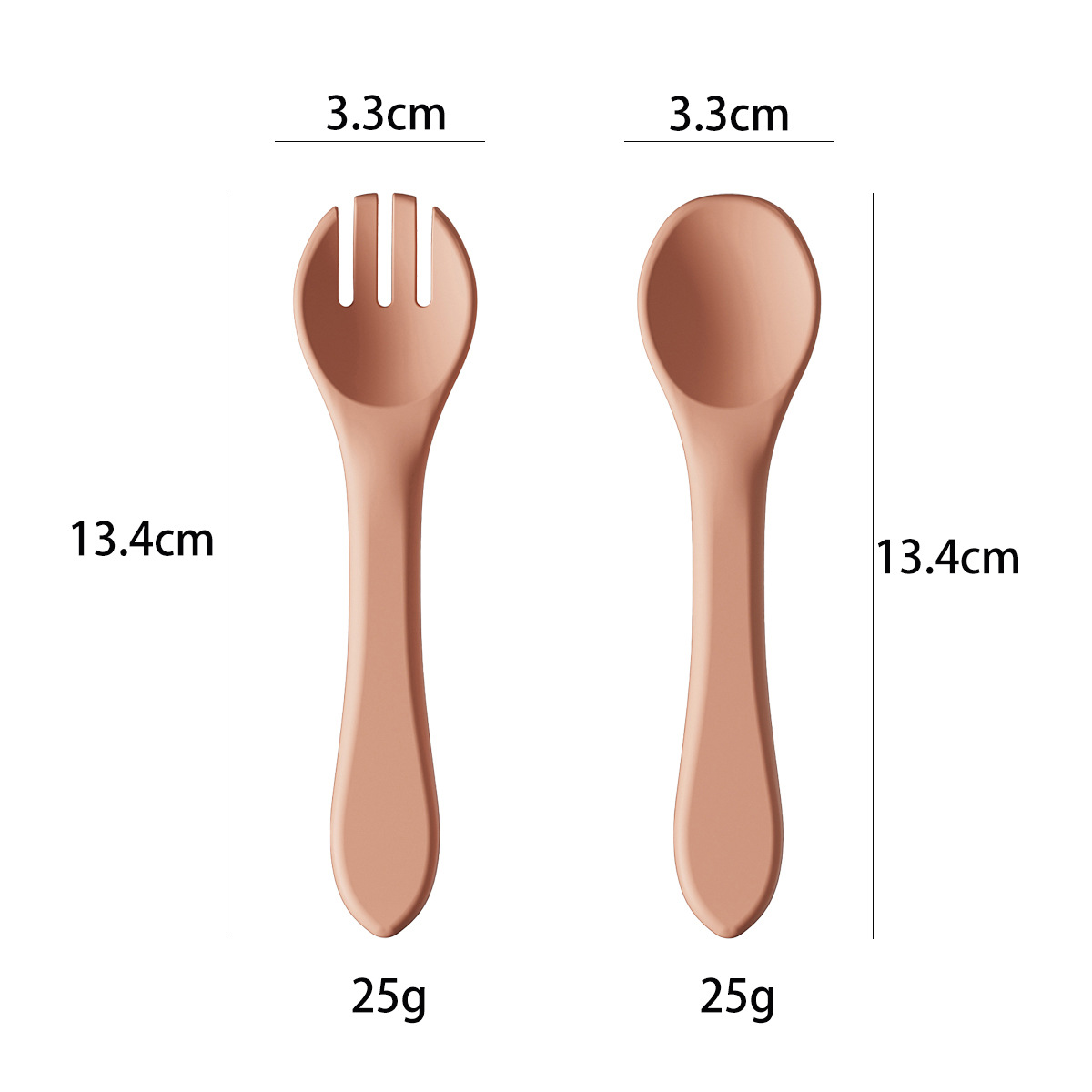 Set rosa-cuchara +tenedor