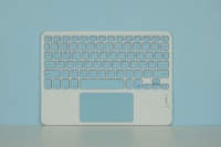 Clavier de projection sans fil moderne rétro de type machine à écrire avec écran pliable, pavé tactile, rétroéclairage RVB, interface USB, nouveau style séparé