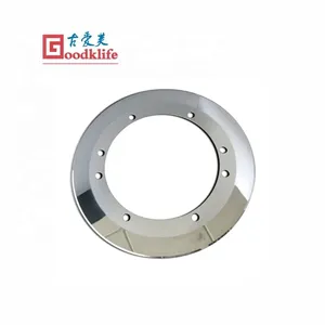 Cardboard cutting blades for paper processing industry with smooth edge