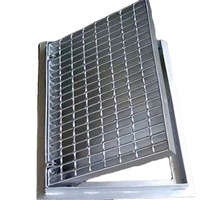 tranchée à haute charge de parcs Système de drainage de mur de toiture de passerelle durable Grille en acier galvanisée à chaud