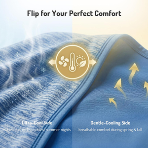 Couverture rafraîchissante confortable pour les personnes ayant chaud la nuit, taille Queen, Q-Max>0.4, tissu PolarEdge, <span class=keywords><strong>couvertures</strong></span> légères et fraîches pour l'été - Product Image 3