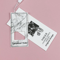 Étiquettes personnalisées de luxe pour cartes de visite, gaufrées, finition mate, estampage à chaud, fabriquées en papier de qualité