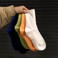 Chaussettes de sport décontractées pour hommes automne-hiver, style hip-hop, anti-bactériennes, en Spandex/Nylon/Coton, mi-mollet