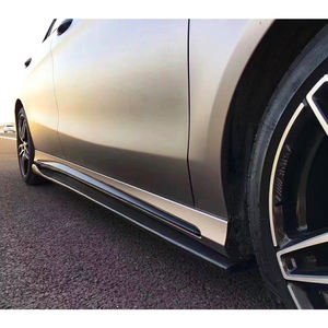 Extensions de pare-chocs de jupe latérale en fibre de carbone véritable de Style W117 R pour Mercedes Benz Classe A W176 & <span class=keywords><strong>CLA</strong></span> Classe C117 <span class=keywords><strong>A250</strong></span> A45 CLA180 - Product Image 3