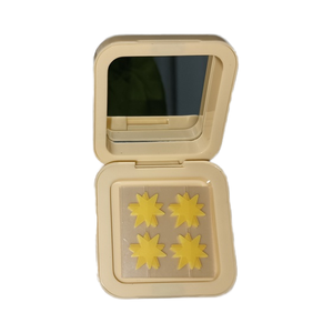4 parches coloridos estrellas amarillas corazones flores forma hidrocoloide acné espinillas parches espejo caja con su logotipo - Product Image 5