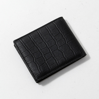 HASSION Dompet Tempat Kartu Mewah untuk Pria, Dompet Pendek Kulit, Dompet Koin Sederhana Mewah untuk Pria