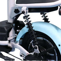 Vélo Électrique Urbain Nouveau Modèle avec Siège Arrière et Panier, Trottinette Électrique 48V à Bas Prix, Meilleure Vente en Gros