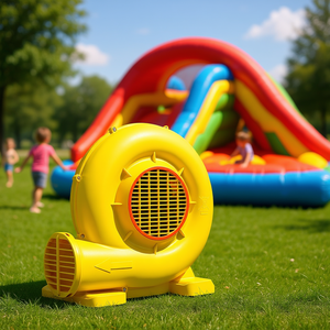 Souffleur de château gonflable D0100HRS16P 380W portable en plastique pour châteaux gonflables à usage commercial - Product Image 2