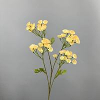 Künstliche Vergissmeinnicht-Blumen, Künstlicher Mini-Blumenstiel für DIY-Tischdekoration, Hochzeitsdekoration
