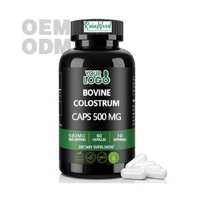 Suppléments d'extrait de <span class=keywords><strong>colostrum</strong></span> bovin de marque privée OEM 500mg Capsules de <span class=keywords><strong>colostrum</strong></span> bovin - Product Image 1