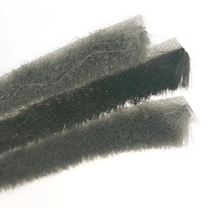 Bande météo en laine 2x7x8 3l, avec nageoire en plastique au milieu, pour scellage de la porte et de la fenêtre - Product Image 1