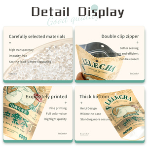 In Ziplock thực phẩm mùi bằng chứng tùy chỉnh thiết kế lá đứng lên Túi Túi túi thực phẩm bán buôn tùy chỉnh với lá nhôm - Product Image 4