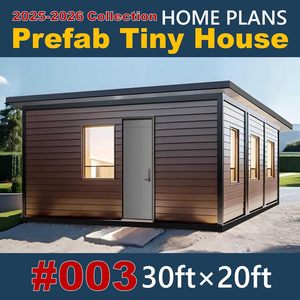 Maison préfabriquée pour adultes, maisons préfabriquées pour vivre, maison pliable, modulaire, mobile, portable, 2 étages, 5 chambres - Product Image 3