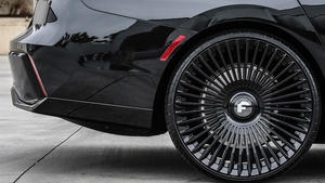 SY-02085 Hochwertige 18-24 Zoll Hyper-Schwarz Mehrspeichen Maßgefertigte Geschmiedete Felgen für Mercedes-Benz BMW Audi SUV 5X112 Alufelgen - Product Image 2