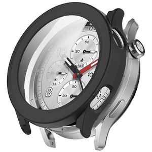 Protector de Pantalla 2 en <span class=keywords><strong>1</strong></span> con Borde Rígido y Película de Vidrio Templado para <span class=keywords><strong>Xiaomi</strong></span> <span class=keywords><strong>Watch</strong></span> S5, Funda Protectora para Reloj - Product Image 3
