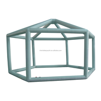 Cabine de peinture gonflable en PVC personnalisée avec structure tubulaire, étanche, installation rapide, utilisation quatre saisons, résistante aux produits chimiques, écologique