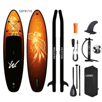 Fabricante profesional de logotipo personalizado inflable Sup Paddle Board con buen precio